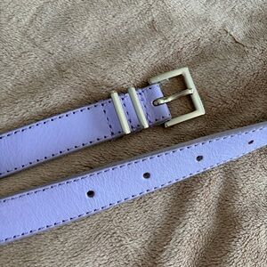 Talbots Light Purple Leather Belt